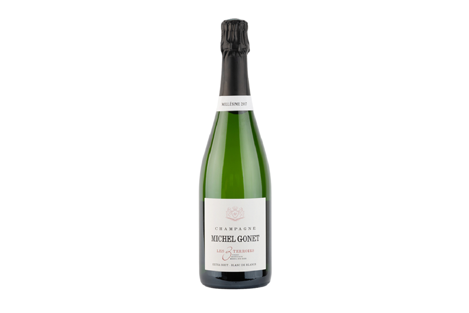 샴페인 미쉘 고네 레 3 떼루아 블랑 드 블랑 엑스트라 브뤼 2019 (Champagne Michel Gonet Les 3 Terrior Blanc de Blancs Extra Brut) 권장소비자가격 : 타이거인터내셔날 문의 / 판매처 : 웨이비 보틀, 와인앳