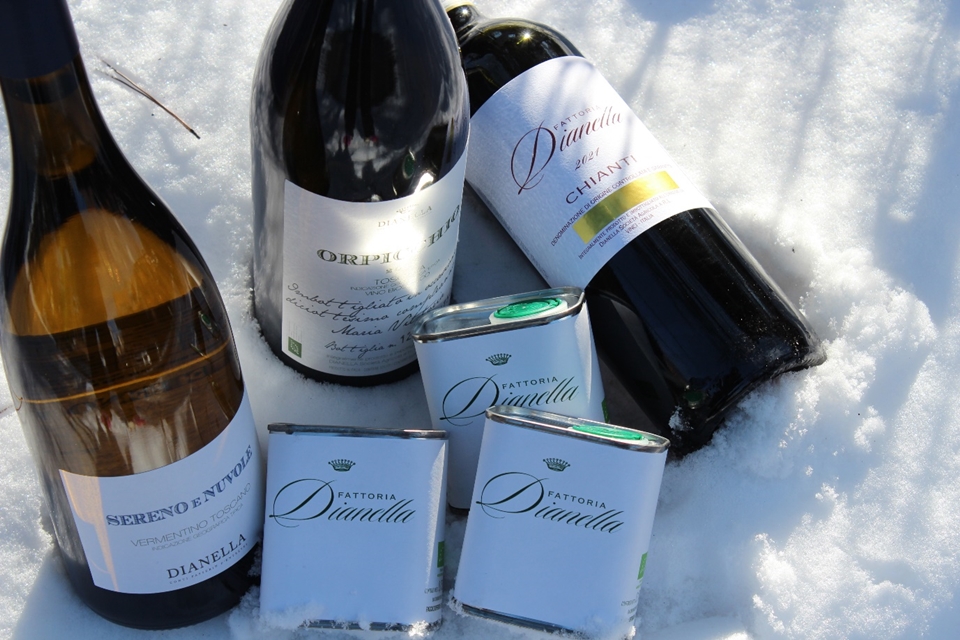 디아넬라의 신제품 와인 2종 및 올리브오일 @올빈와인