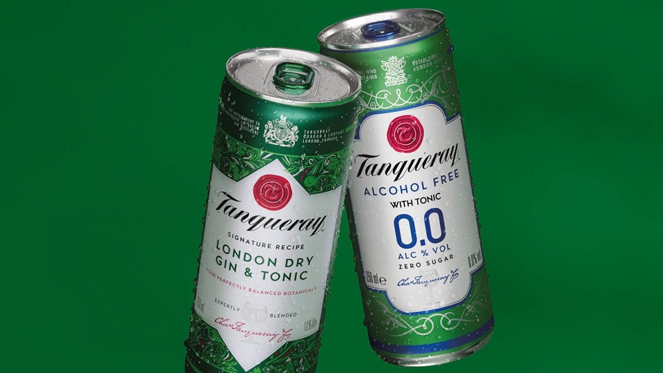 탱커레이 무알콜 진토닉 RTD (사진=Diageo)