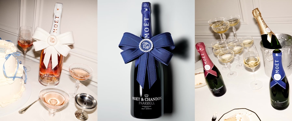 모엣 & 샹동 퍼렐 윌리엄스 리미티드 에디션 컬렉션(Moët & Chandon Pharrell Williams Limited-Edition Collection)