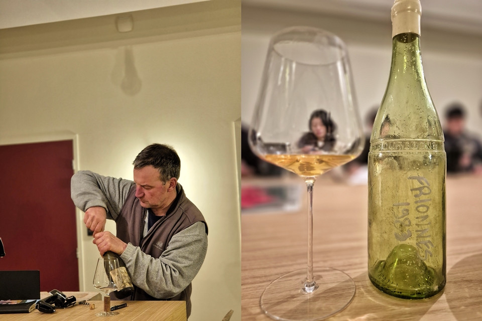 (좌측부터) 오너인 위베르 라미 & Saint-Aubin “Les Frionnes” 1983 (사진=마현수)