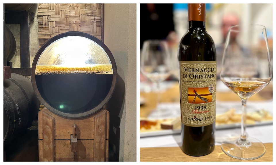 콘티니 숙성실에 비치된 플로르 모형