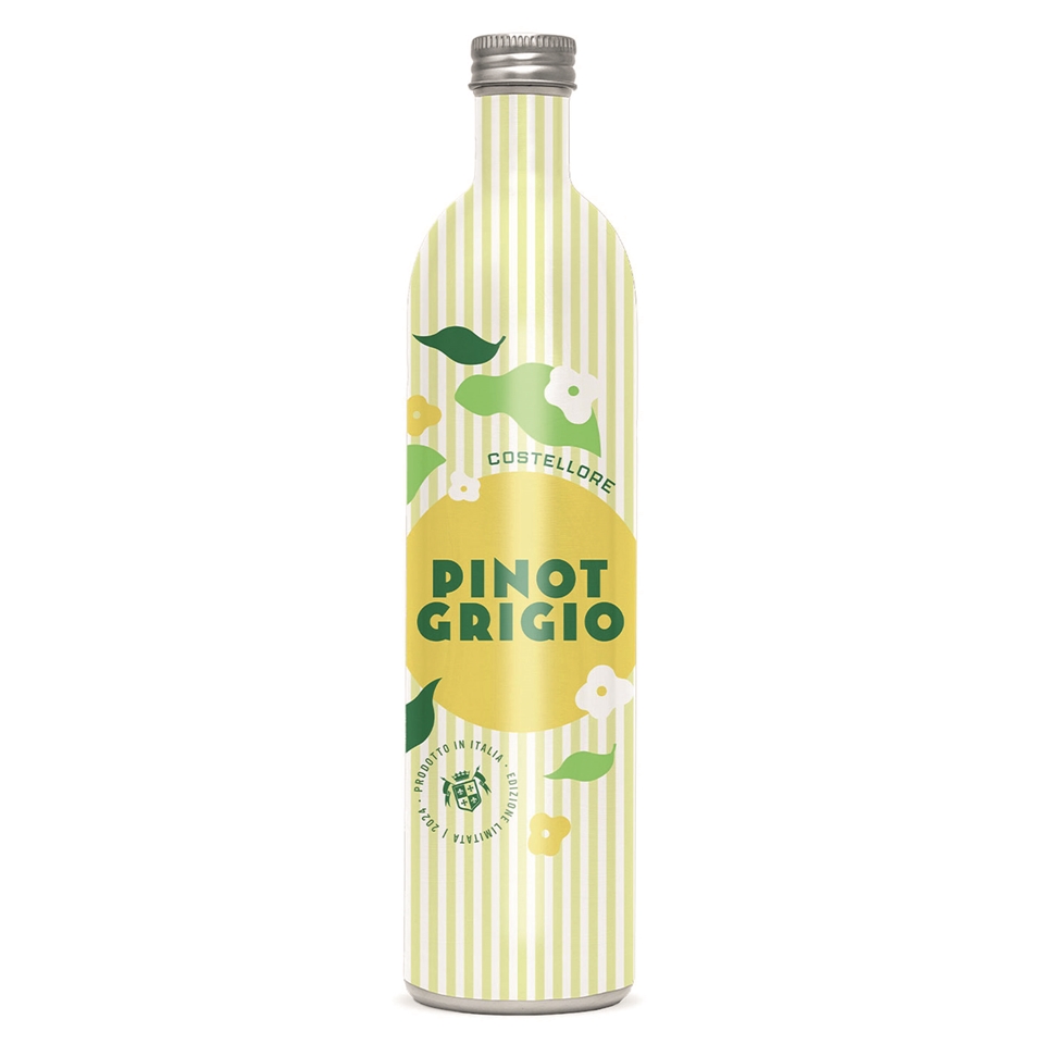 알루미늄 패키징을 사용한 '코스텔로레 피노 그리지오(Costellore Pinot Grigio)' (사진=Aldi)
