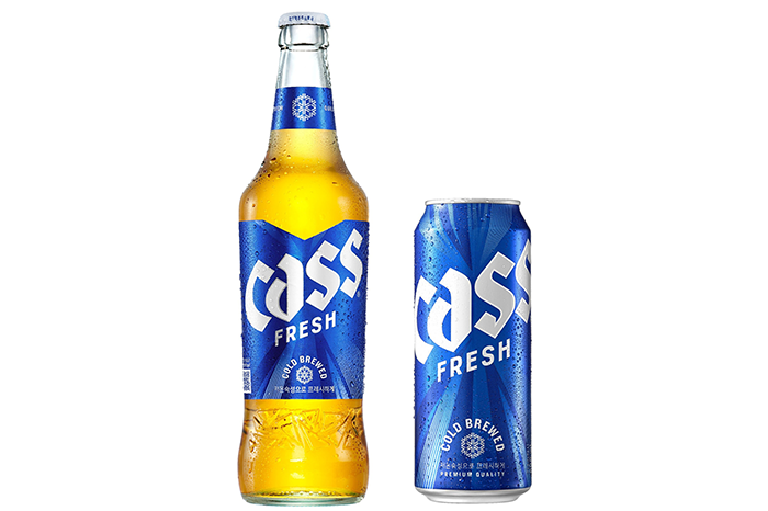 카스 리뉴얼 버전 (사진=오비맥주)