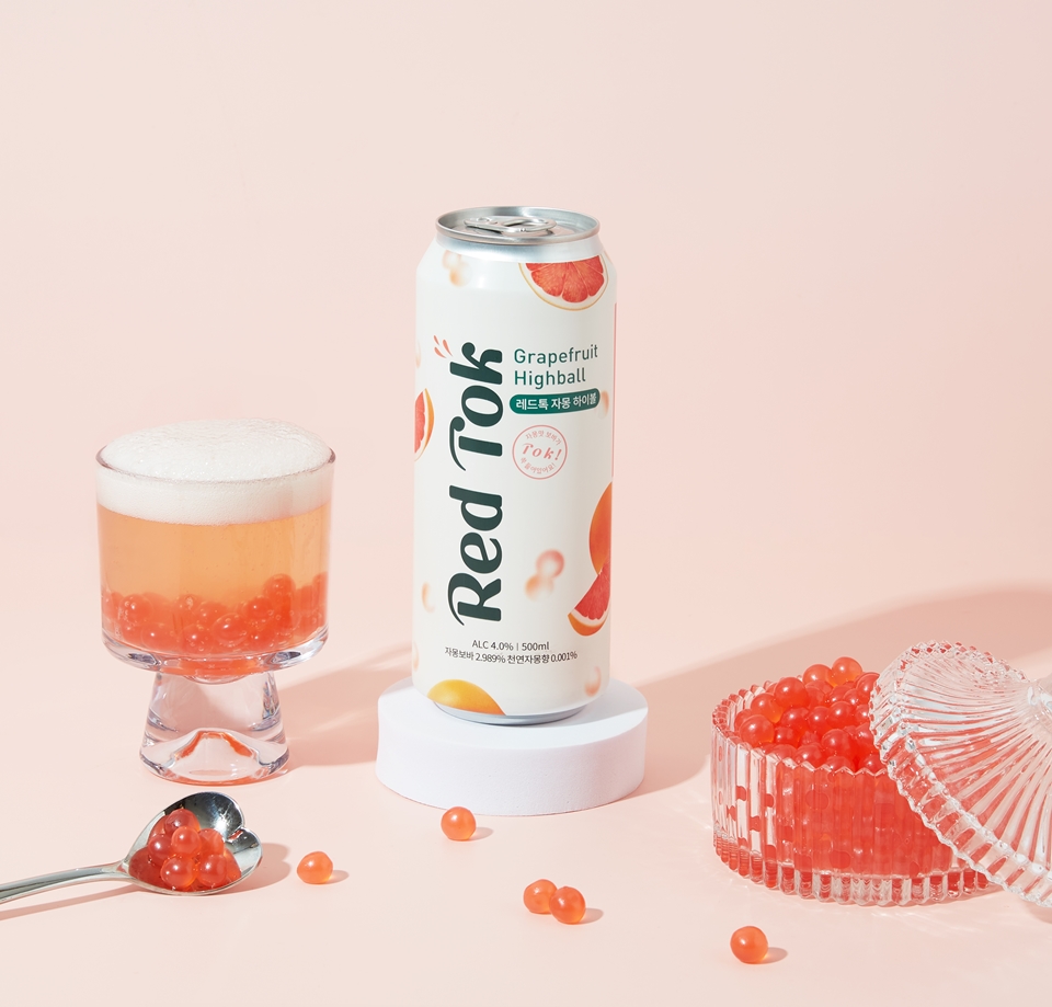 레드톡 자몽 하이볼 (사진=카브루)