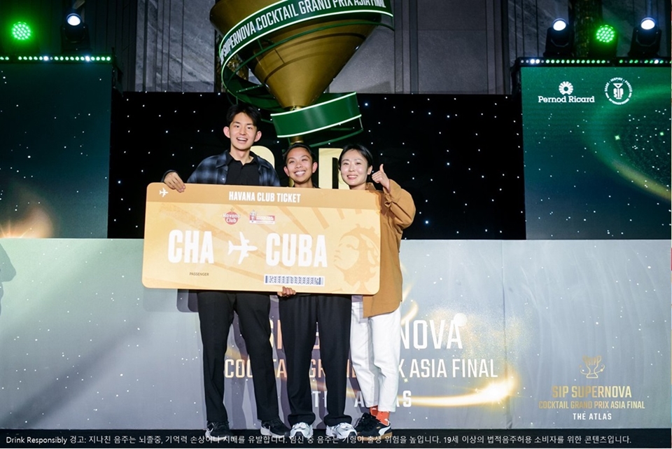 하바나 클럽 챌린지’ 우승 김이창 바텐더 팀 (사진=페르노리카 코리아)