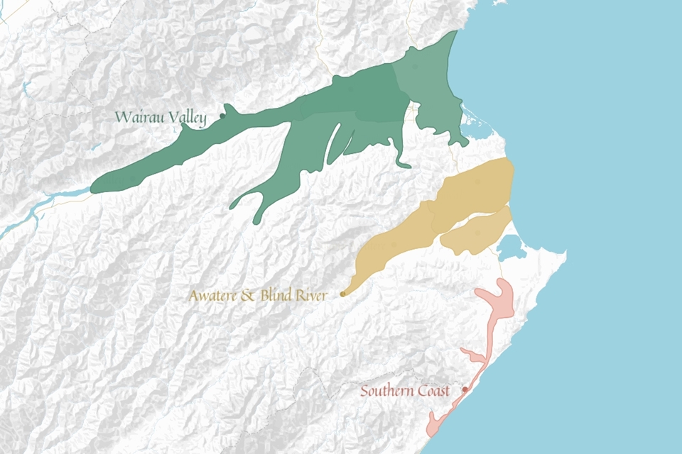 뉴질랜드 말보로 지역의 다양한 와인 인사이트를 얻을 수 있는 '인터랙티브 와인 지도' (사진=Appellation Marlborough Wine)