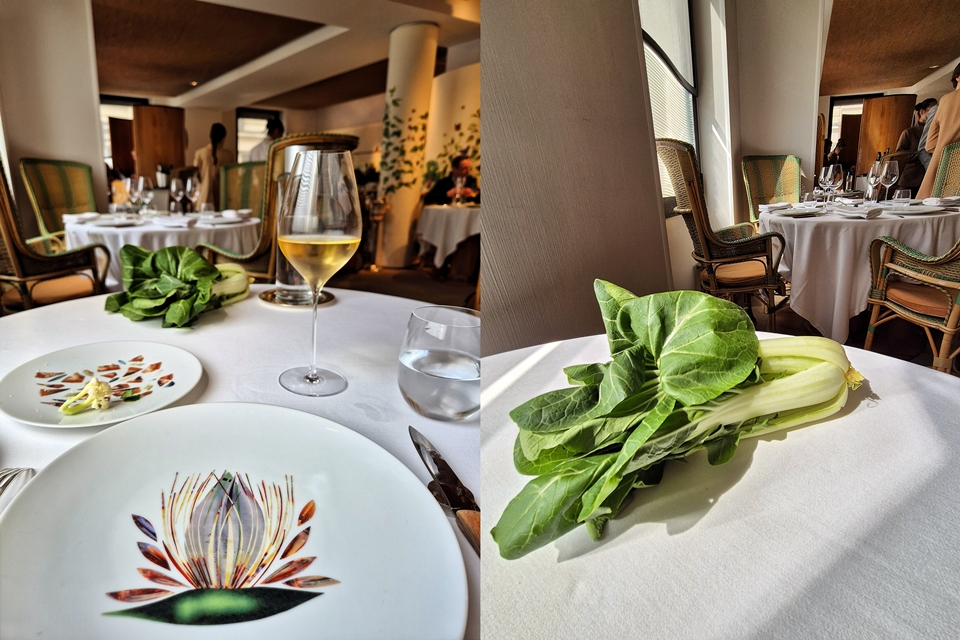 레스토랑 아르페쥬 테이블 셋팅 (사진=마현수)