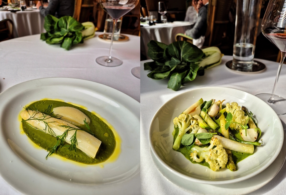 (왼쪽부터) 매일 아침 농장에서 올라온 화이트 아스파라거스 & 순무, 당근, 컬리플라워 (사진=마현수)