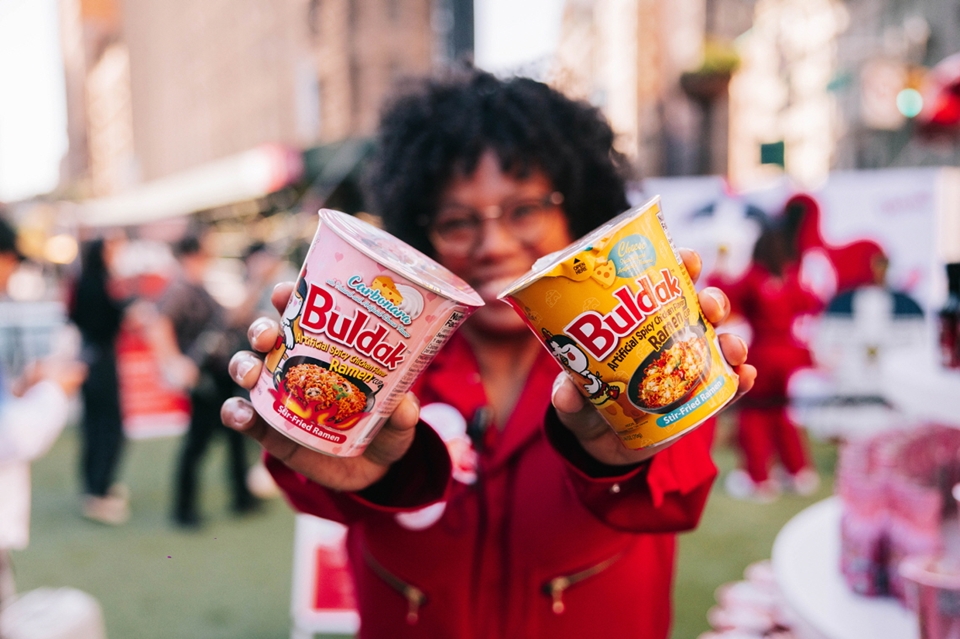 전 세계 사람들과 함께한 ‘스플래시 불닭’ 캠페인 (사진=삼양라운드스퀘어 제공)